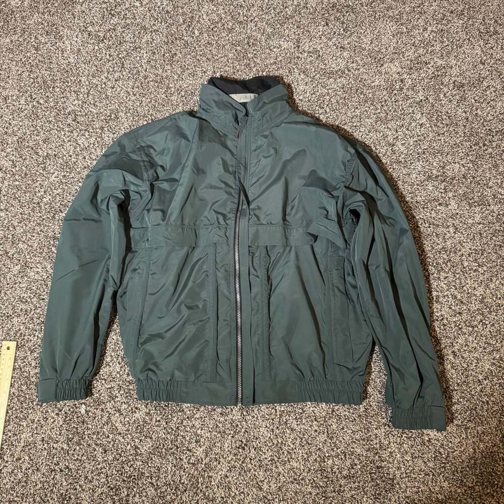 Sunice Windbreaker Jacket Size L Green Full Zip Lined